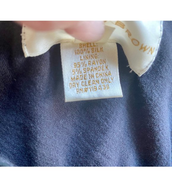 JB by Julie Brown Silk and Sequin Black One Shoulder Cape Dress Size 0 - Picture 14 of 15